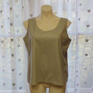 #564A Chico's Silver Dress Tank Top Size 3 (16)